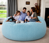 7FT Giant Bean Bag Chair for Adults – Luxury Faux Fur Bean Bag with Filler | BrandnMart