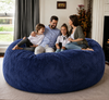 7FT Giant Bean Bag Chair for Adults – Luxury Faux Fur Bean Bag with Filler | BrandnMart