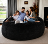 7FT Giant Bean Bag Chair for Adults – Luxury Faux Fur Bean Bag with Filler | BrandnMart