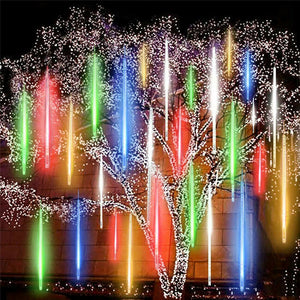 360 LED Solar Lights Meteor Shower Rain Tree String Light Garden Party Outdoor