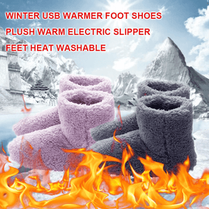 USB Heated Slippers - Mens and Womens Heated Slippers - BRANDNMART
