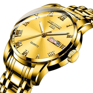 Belushi Luxury Quartz Men's Business Wristwatch - Waterproof Stainless Steel Anti-Scatch Watch - BRANDNMART