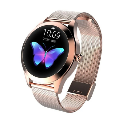 Plumzong Luxury Galaxy Smart Wristwatch For Women IOS & Android KW10 - BRANDNMART