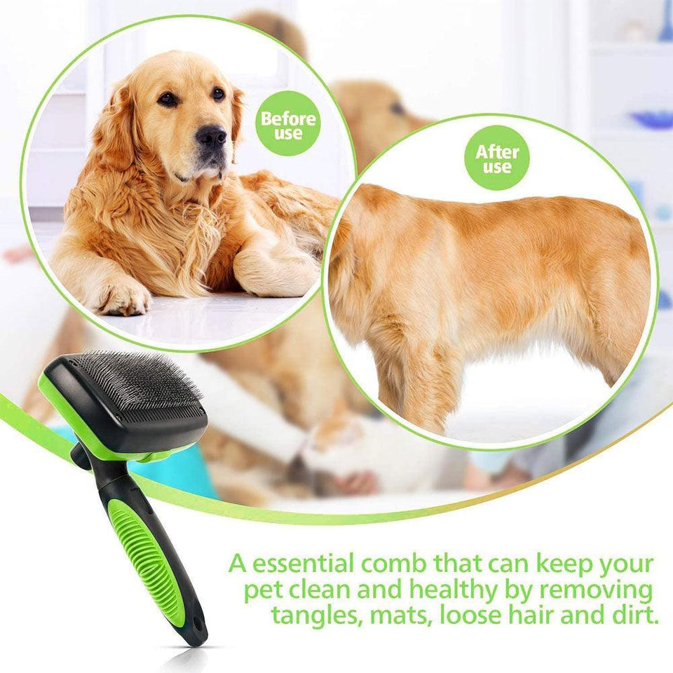 Self Cleaning Dog Brush - BRANDNMART