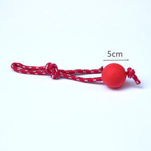 Multifunction Pet Molar Bite Dog Toys Rubber Chew Ball Cleaning Teeth Safe Elasticity TPR Soft Puppy Suction Cup Biting Dog Toy - ObeyKart