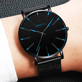 Geneva Luxury Minimalist Men's Watch - Full Steel Waterproof Relogio Masculino Wristwatch - BRANDNMART