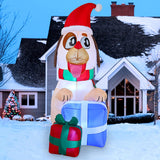 5ft Inflatable Puppy with Two Gifts