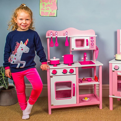 Premium Kids Pretend Play Room Kitchen Cooking Set - BRANDNMART