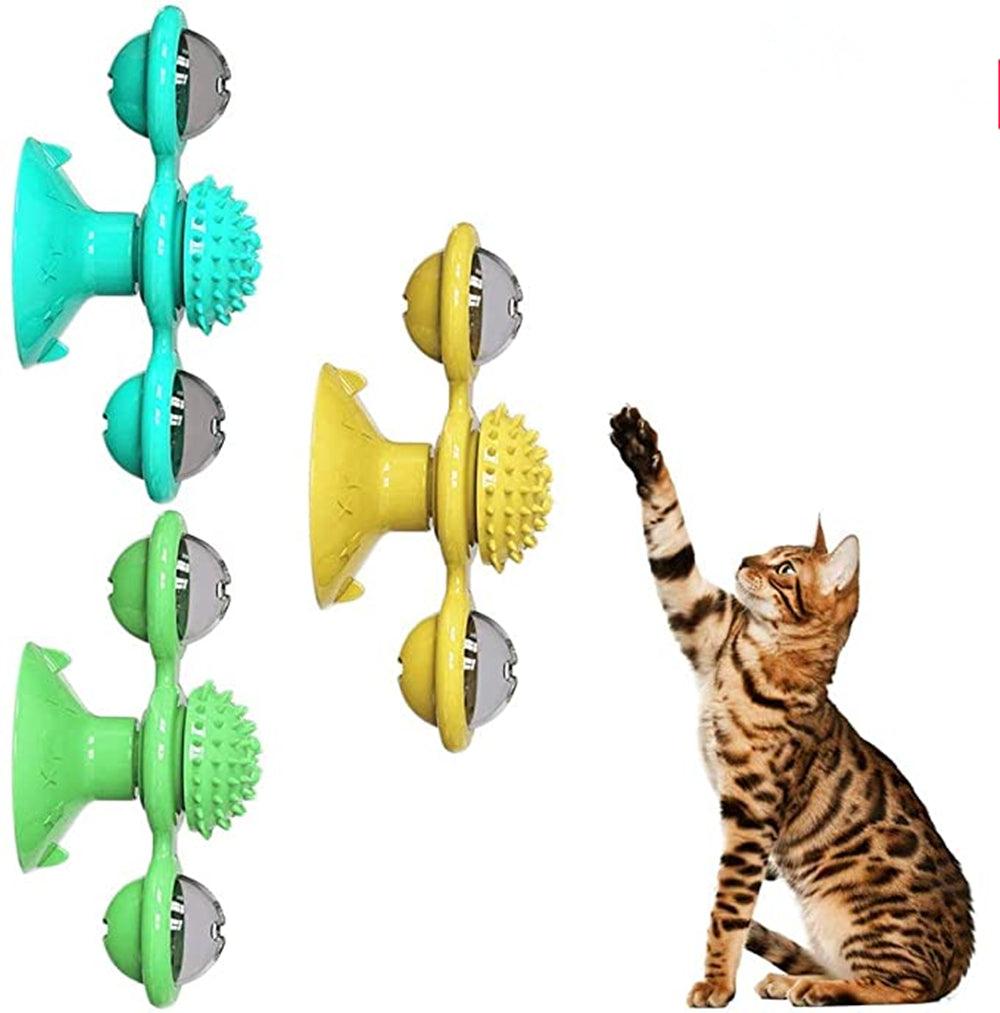 Windmill Cat Toys Interactive Chew Toys for Indoor Cats - BRANDNMART