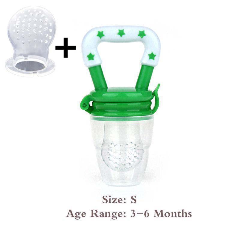 Brand N Mart Baby Food Pacifier And Fruit Feeder, Silicone Teether ( Buy 2 Get One Free ) - BRANDNMART