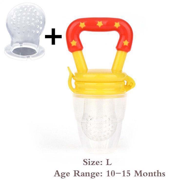 Brand N Mart Baby Food Pacifier And Fruit Feeder, Silicone Teether ( Buy 2 Get One Free ) - BRANDNMART