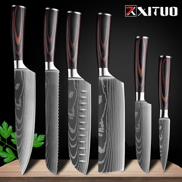 Damascus Kitchen Utility Knife - BRANDNMART