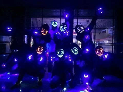 Halloween Party Cosplay LED Purge Mask - Blink Dealz