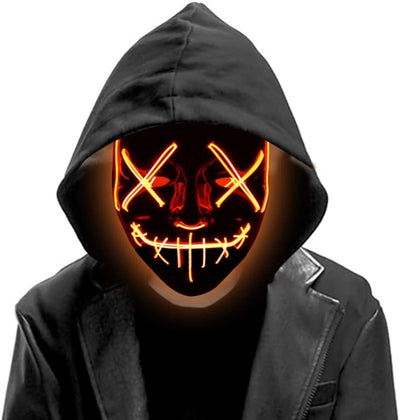 Halloween Party Cosplay LED Purge Mask - Blink Dealz