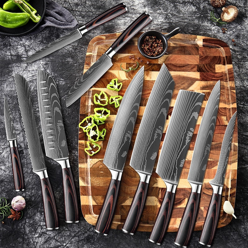 Damascus Kitchen Utility Knife - BRANDNMART