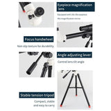 Best Kids Beginners Telescope 100X Astronomical Telescope with Tripod - BRANDNMART