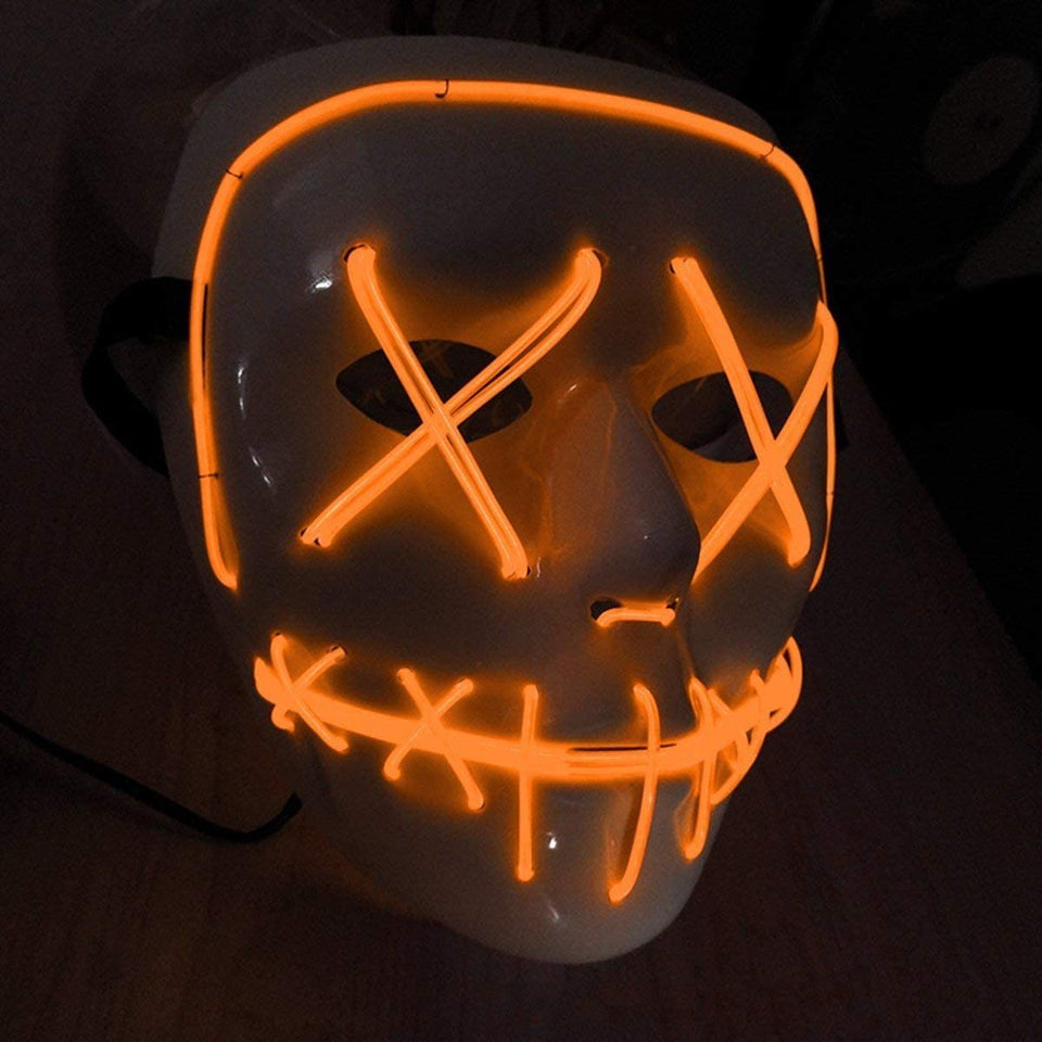Halloween Party Cosplay LED Purge Mask - Blink Dealz