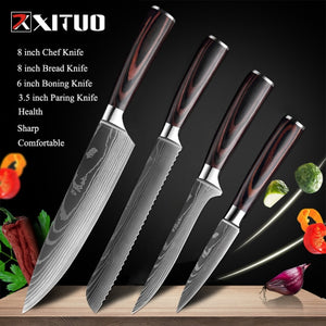 Damascus Kitchen Utility Knife - BRANDNMART