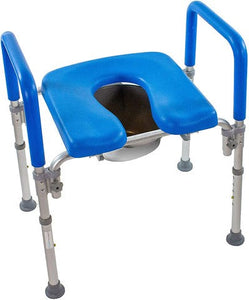 Heavy Duty Adjustable Handicap Raised Toilet Seat Riser With Arms - BRANDNMART