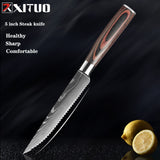 Damascus Kitchen Utility Knife - BRANDNMART