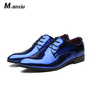 Bright Business Shoes Trend Pointed Toe Casual Wedding Hard-wearing Shoes - BRANDNMART