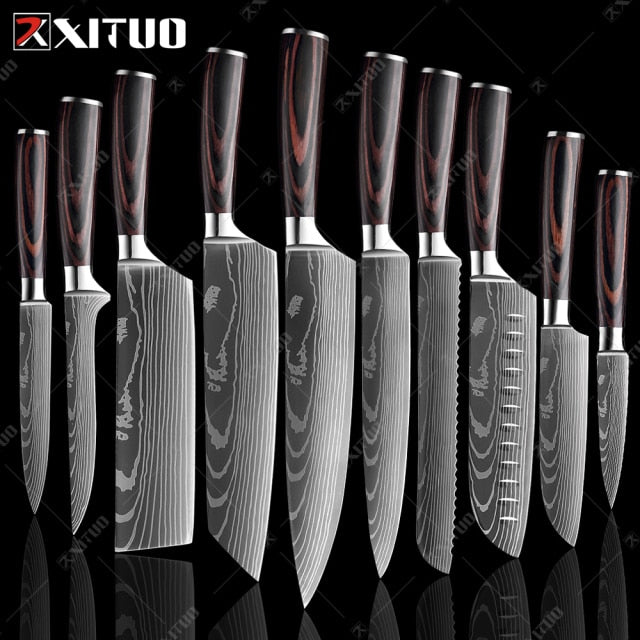 Damascus Kitchen Utility Knife - BRANDNMART