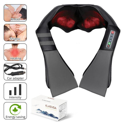 Neck and Back Massager with Heat - BRANDNMART