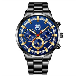 Deyros Luxury Quartz Men's Business Wristwatch - Stainless Steel Casual Watch - BRANDNMART