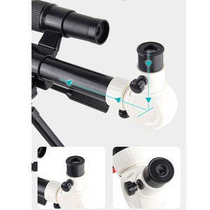 Best Kids Beginners Telescope 100X Astronomical Telescope with Tripod - BRANDNMART