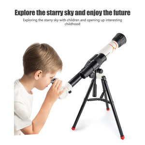 Best Kids Beginners Telescope 100X Astronomical Telescope with Tripod - BRANDNMART