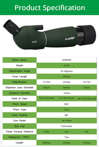 Waterproof 50/60/70mm SV28 Monocular Spotting Scope with Universal Phone Adapter Mount - BRANDNMART
