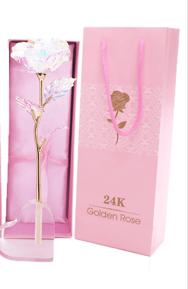 Valentine's day Creative 24K Foil Gold Rose Gift - BRANDNMART
