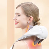Neck and shoulder massager with heat