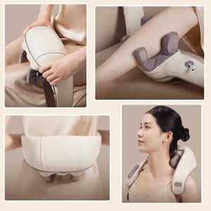 Neck and shoulder massager with heat