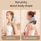 Neck and shoulder massager with heat