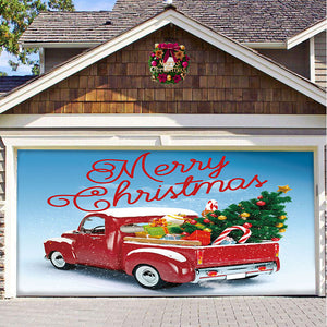Santa's Merry Christmas Garage Door Mural Ornament - BRANDNMART
