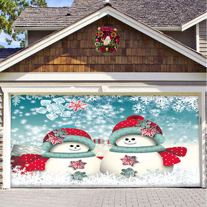 Santa's Merry Christmas Garage Door Mural Ornament - BRANDNMART