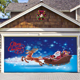 Santa's Merry Christmas Garage Door Mural Ornament - BRANDNMART