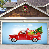 Santa's Merry Christmas Garage Door Mural Ornament - BRANDNMART