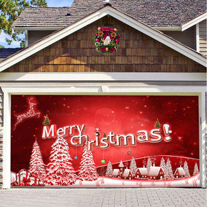 Santa's Merry Christmas Garage Door Mural Ornament - BRANDNMART