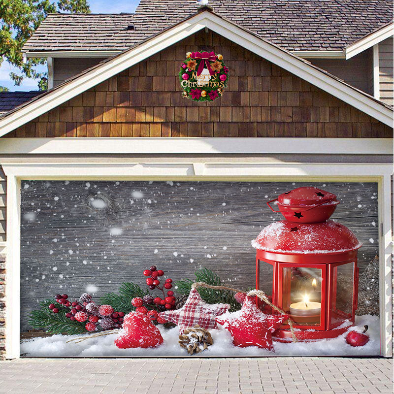 Santa's Merry Christmas Garage Door Mural Ornament - BRANDNMART
