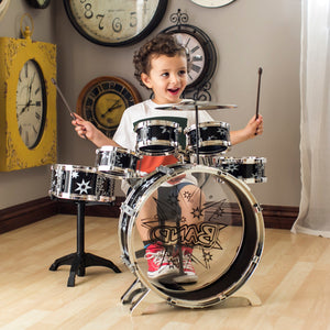 Kids Beginner Drum Percussion Musical Instrument Toy Set - BRANDNMART