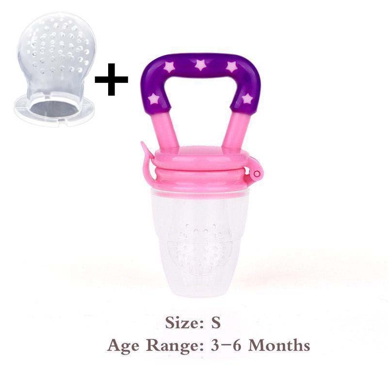 Brand N Mart Baby Food Pacifier And Fruit Feeder, Silicone Teether ( Buy 2 Get One Free ) - BRANDNMART