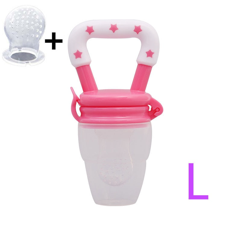 Brand N Mart Baby Food Pacifier And Fruit Feeder, Silicone Teether ( Buy 2 Get One Free ) - BRANDNMART