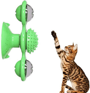 Windmill Cat Toys Interactive Chew Toys for Indoor Cats - BRANDNMART