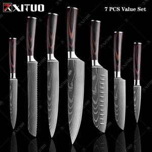 Damascus Kitchen Utility Knife - BRANDNMART