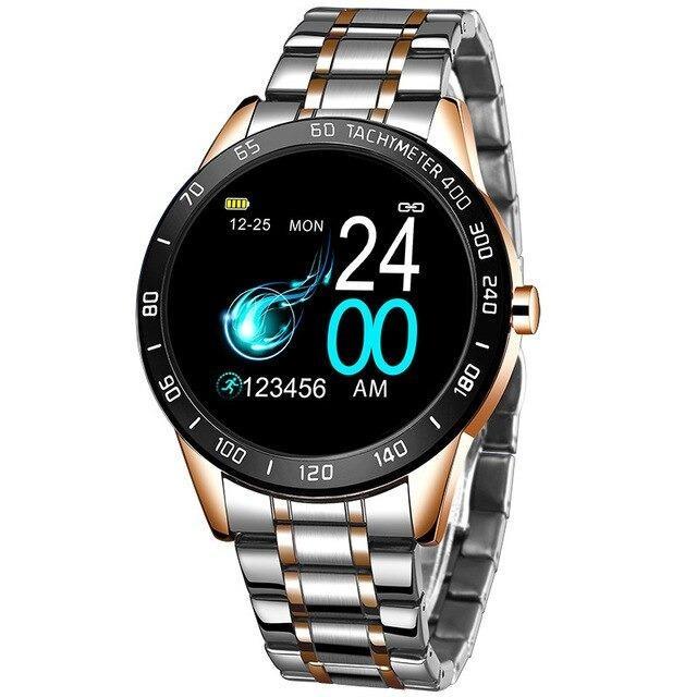 Luxury Watch - Fitness Tracker, Blood/Heart Monitor, Phone Sync - BRANDNMART
