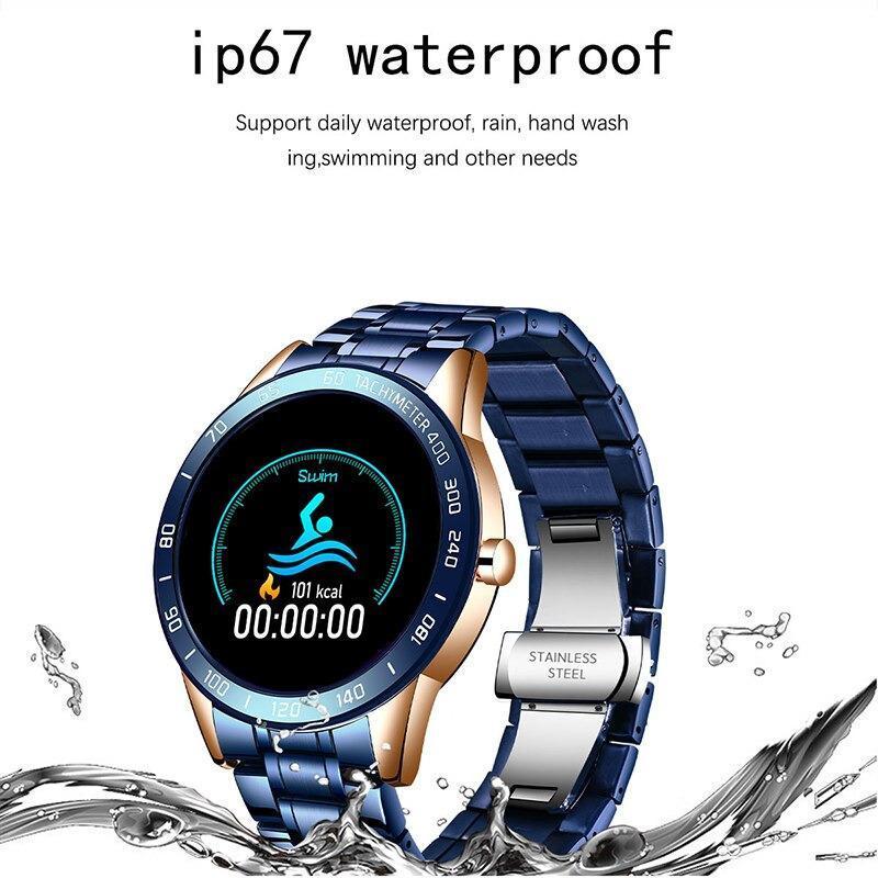 Luxury Watch - Fitness Tracker, Blood/Heart Monitor, Phone Sync - BRANDNMART