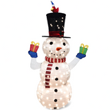 5 FT Collapsible Snowman LED Yard Light