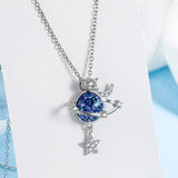 Moon & Stars Planet Necklace - BRANDNMART